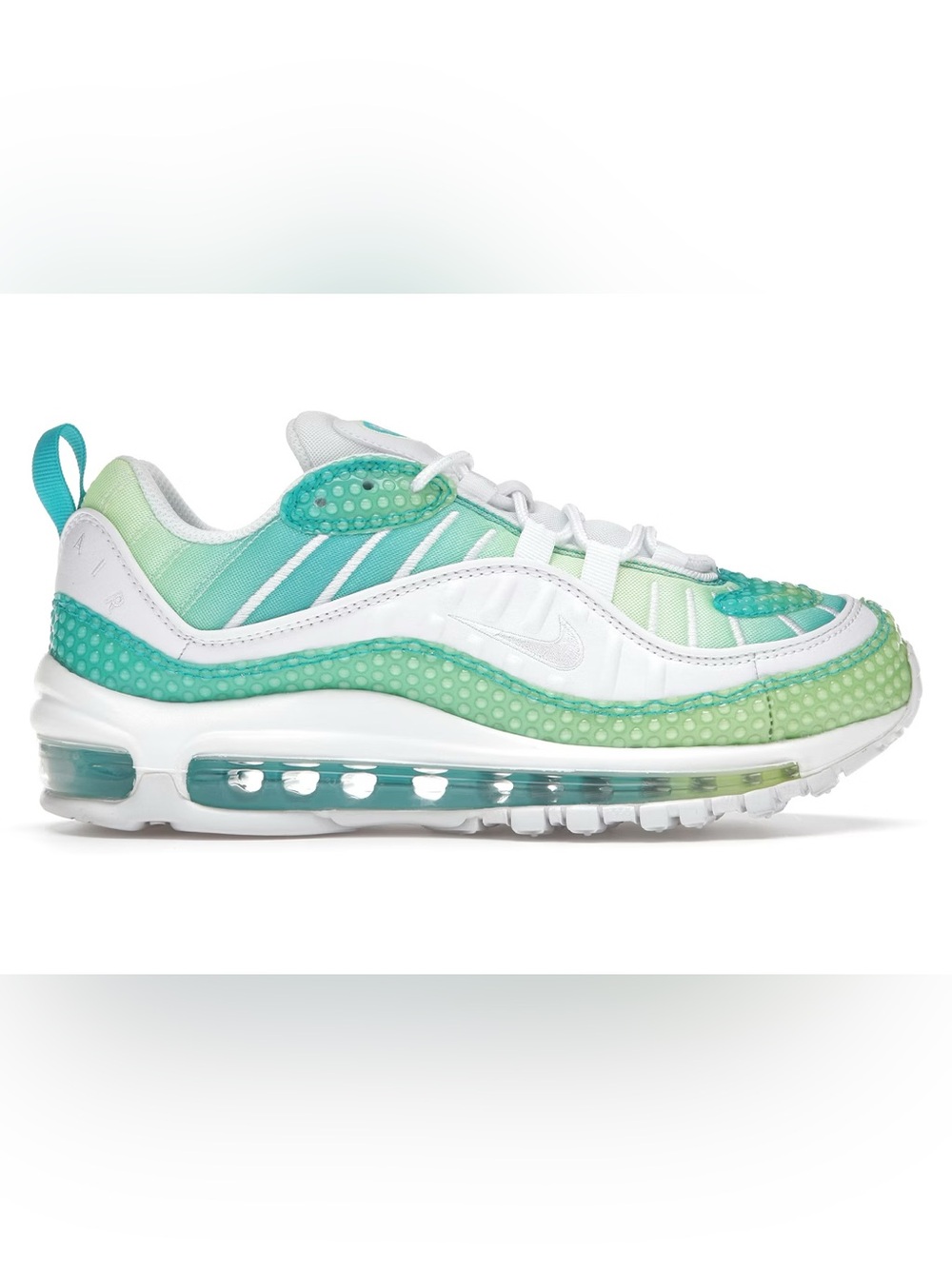 Nike Air Max 98 SE Bubble Pack Aqua Green White Shoes CI7379-300 Womens Size 7.5